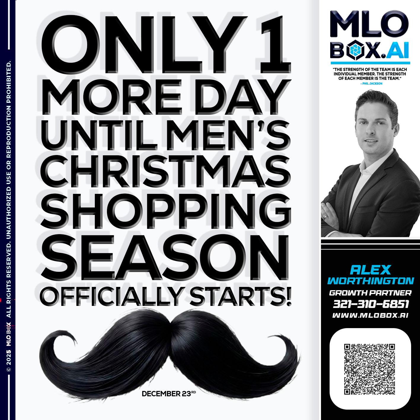 only one more day - Alex Worthington -Mortgage Loan Originator