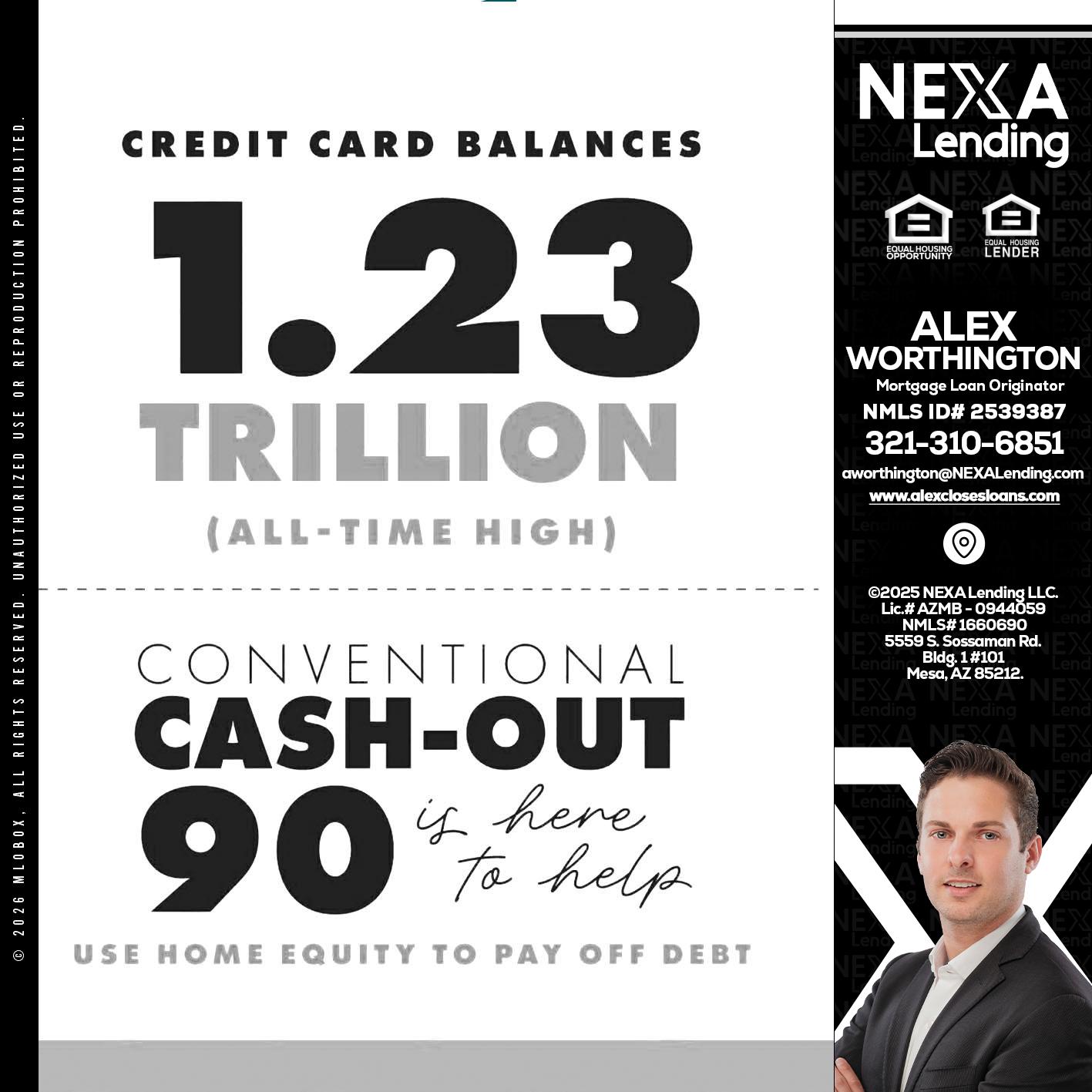 CREDIT CARD BALANCE - Alex Worthington -Mortgage Loan Originator