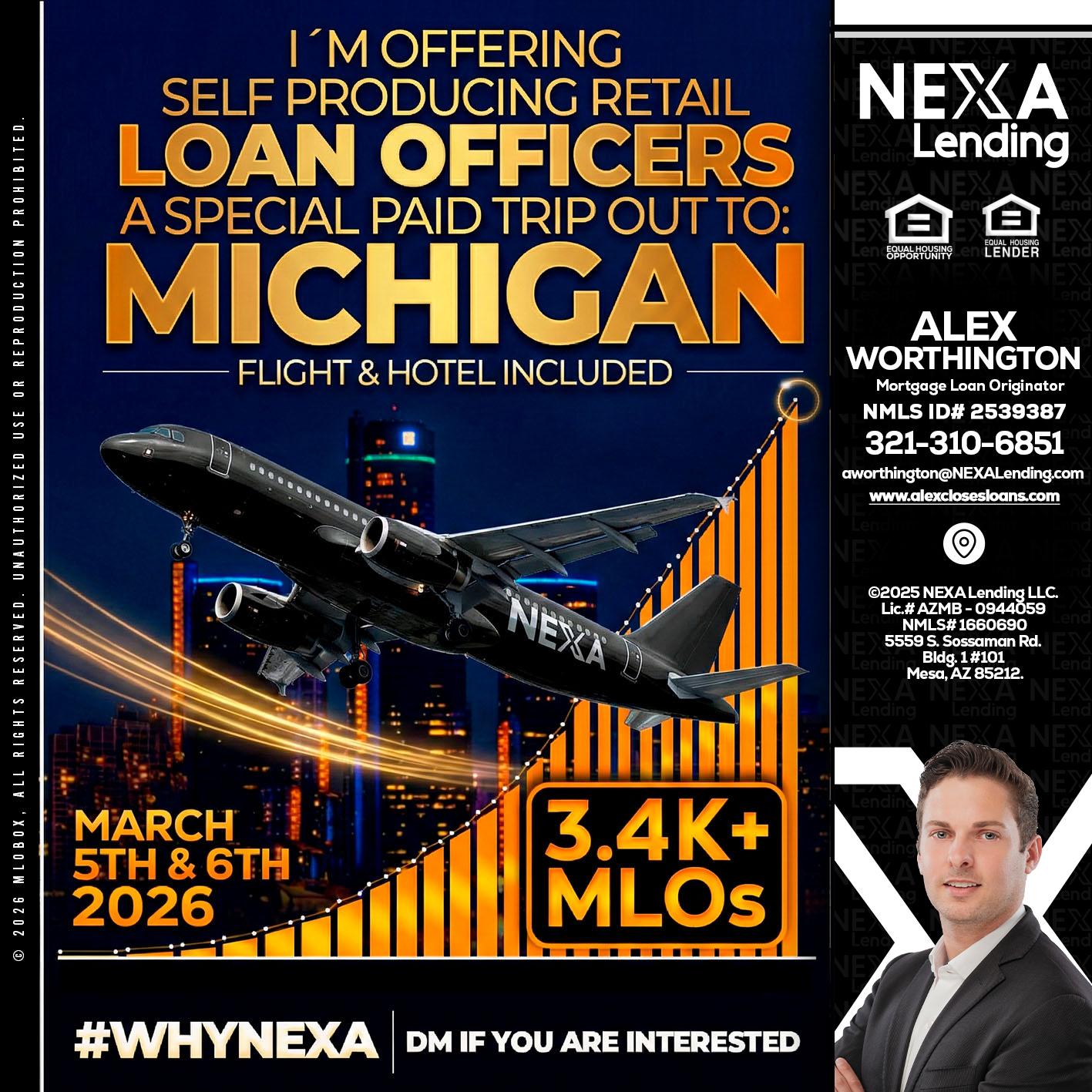 MICHIGAN - Alex Worthington -Mortgage Loan Originator