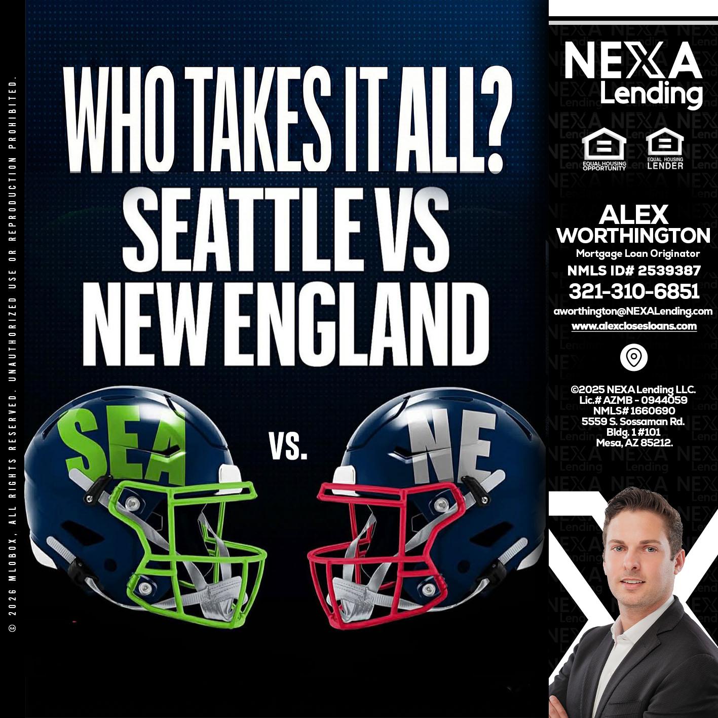 WHO TAKE IT ALL? - Alex Worthington -Mortgage Loan Originator