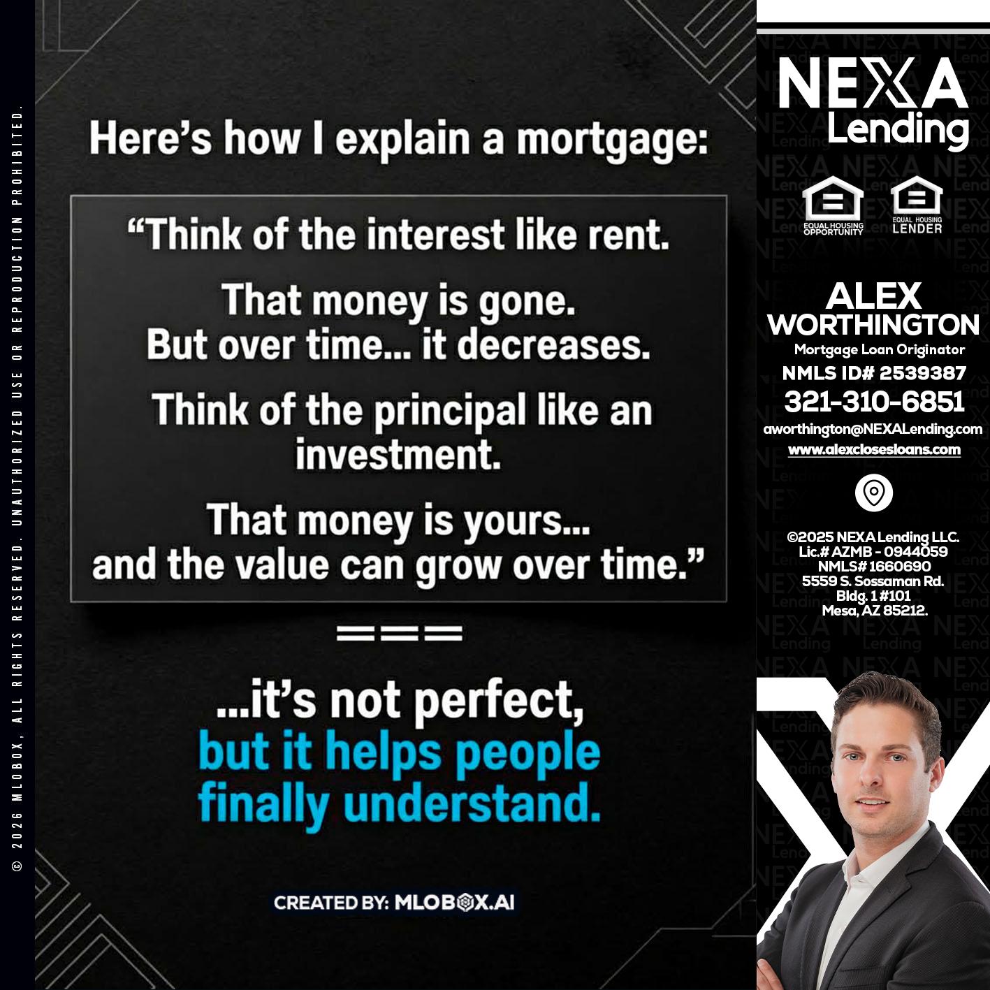 HERES NOW - Alex Worthington -Mortgage Loan Originator