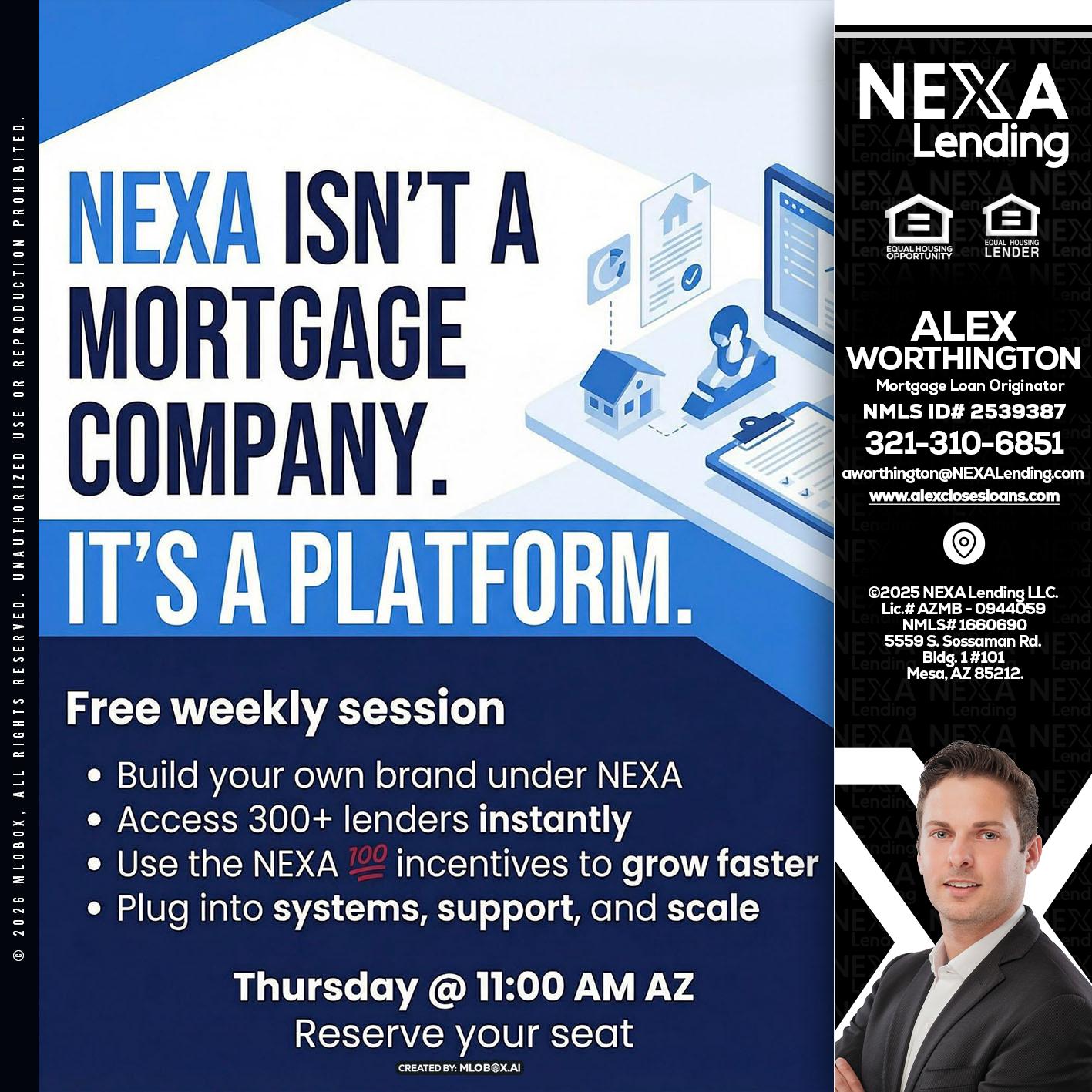 NEXA ISNT - Alex Worthington -Mortgage Loan Originator