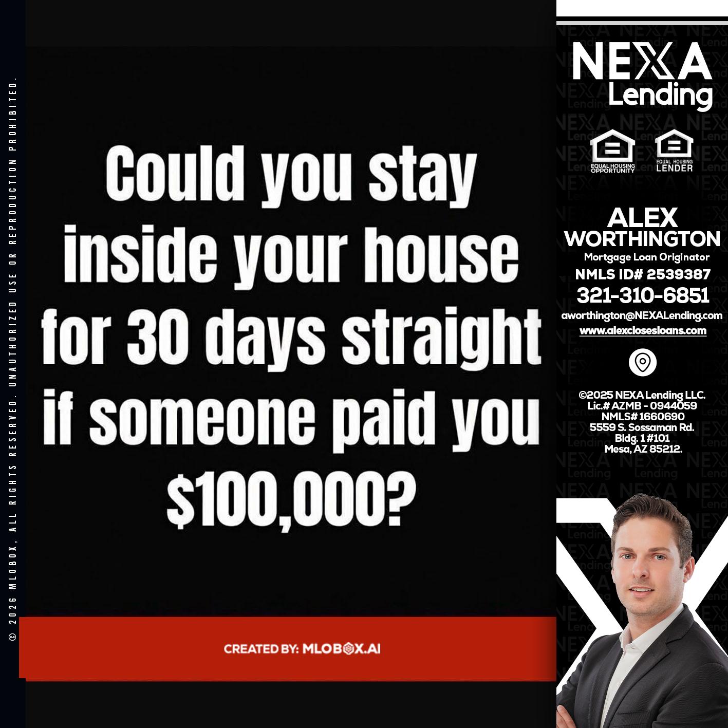 COULD YOU STAY - Alex Worthington -Mortgage Loan Originator
