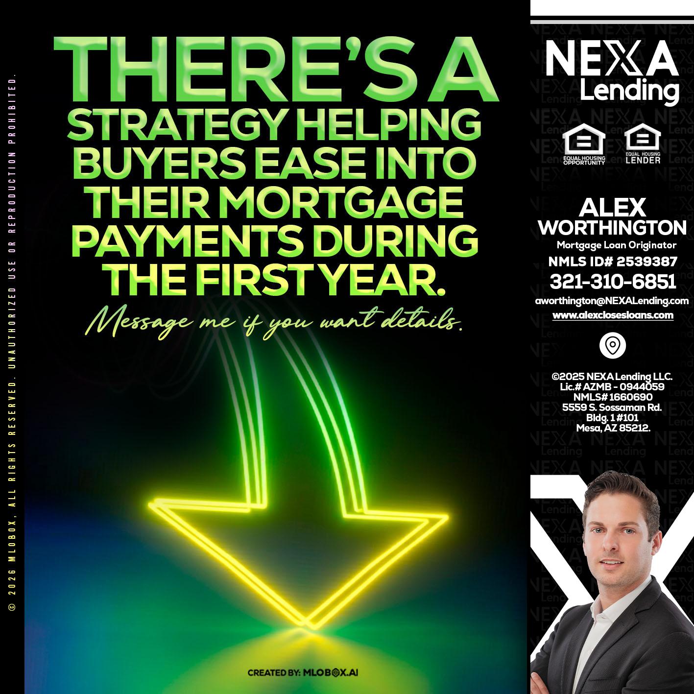 THERES A STATEGY - Alex Worthington -Mortgage Loan Originator
